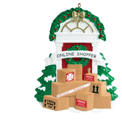 Online Shopper Personalized Christmas Ornament