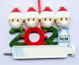 2021 COVID-19 Vaccine Personalized Family Christmas Ornament