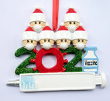 2021 COVID-19 Vaccine Personalized Family Christmas Ornament