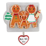 Gingerbread Cookies Baker Family Personalized Family Ornament