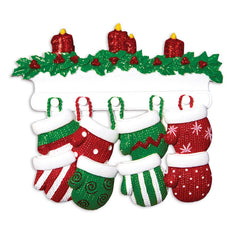 Mittens Family Personalized Ornament
