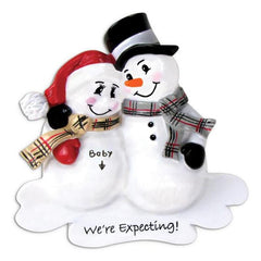 Expecting Family Personalized Christmas Ornament, We're Expecting!