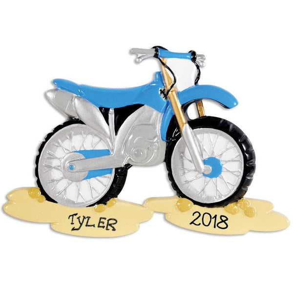 Motorcross Personalized Christmas Ornament