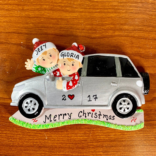 Family Road Trip Ornament, Personalized Ornament