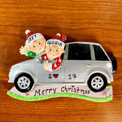 Family Road Trip Ornament, Personalized Ornament