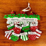 Mittens Family Personalized Ornament