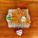 Gingerbread Cookies Baker Family Personalized Family Ornament