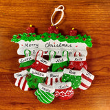 Mittens Family Personalized Ornament