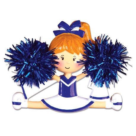 Cheerleader Personalized Christmas Ornament