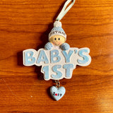 Baby's 1st Christmas Personalized Christmas Ornament