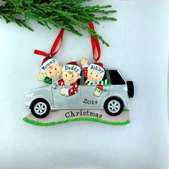 Family Road Trip Ornament, Personalized Ornament