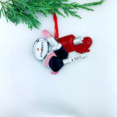Makeup Nail Polisher Personalized Christmas Ornament