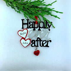 Happily Ever After Personalized Christmas Ornament