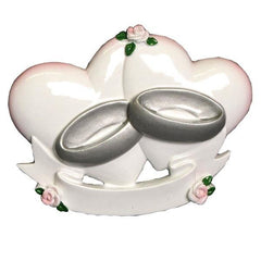 Wedding Ring Personalized Christmas Ornament