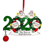 2020 Covid Ornament With Mask Personalized Christmas Ornament