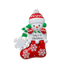 Baby's First Christmas Personalized Ornament
