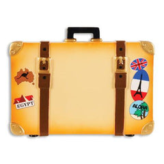 World Travel Trunk Personalized Christmas Ornament