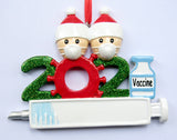 2021 COVID-19 Vaccine Personalized Family Christmas Ornament