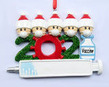 2021 COVID-19 Vaccine Personalized Family Christmas Ornament