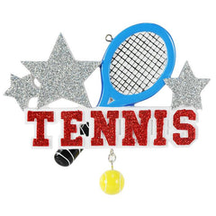 Personalized Tennis Racquet Ornament