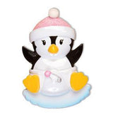 Newborn Baby Penguin Personalized Christmas Ornament