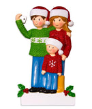 Family Taking Selfie Personalized Christmas Ornament
