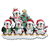 Penguin Family Personalized Christmas Ornament