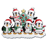 Penguin Family Personalized Christmas Ornament