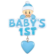 Baby's 1st Christmas Personalized Christmas Ornament