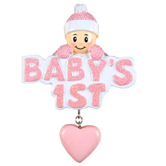 Baby's 1st Christmas Personalized Christmas Ornament