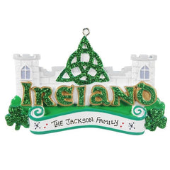 Ireland Personalized Christmas Ornament
