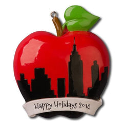 NY Christmas Ball City Personalized Ornament