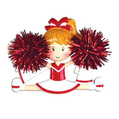 Cheerleader Personalized Christmas Ornament