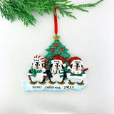 Penguin Family Personalized Christmas Ornament