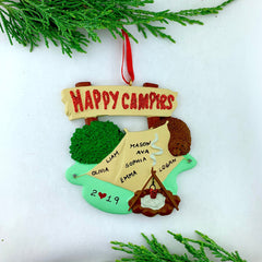 Happy Camper Personalized Camping Ornament