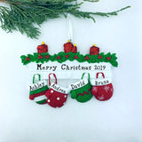 Mittens Family Personalized Ornament