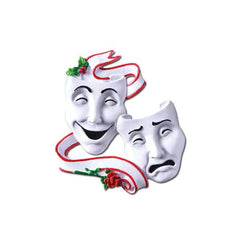 Theatre Mask Personalized Christmas Ornament