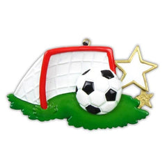 Soccer Ball Personalized Christmas Ornament