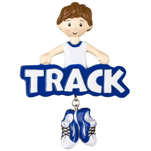 Track Player Personalized Christmas Ornament