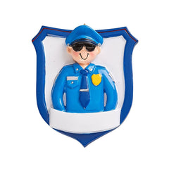 Police Personalized Christmas Ornament