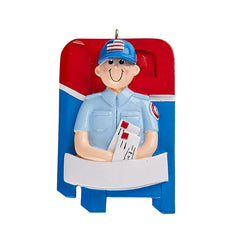 Mail Man Personalized Christmas Ornament